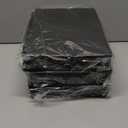 Wenqik 6 Pcs Stackable Paper Trays Rectangular Plastic Desk Holder Desktop Document File Organizer Storage Letter for Office Classroom (Black)