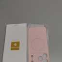 Miracase Magnetic for iPhone 17 Pro Max Case, Compatible with MagSafe, Integrated Silicone Camera Control Cover, 3.0mm Thicken Shockproof Drop Protection Phone Case for 17 ProMax, Sand Pink