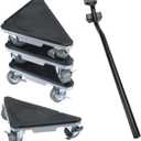 Furniture Moving Dolly 3 Wheels Heavy Duty Furniture Movers Easy Furniture Lifter Mover Tool Set 4 Pack for Heavy Object, 1200 LBs Load Capacity