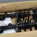 Front Struts w/Coil Springs Assembly Shock Absorbers Replacement for 2001-2009 Volvo S60 1999-2006 Volvo S80 2001-2007 Volvo V70 11861 11862 Set of 2