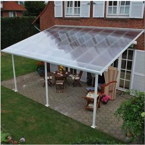 Roof Pergola Cover, Polycarbonate Panels | Rainproof Insulation | 0.7mm Thick, for Outdoor Patio Deck Greenhouse, Easy to Bend & Cut (Color: Clear, Size: 39.4" x65.6')