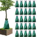 25 Pack 20 Gallon Tree Watering Bags Heavy Duty Slow Release Irrigation Bags for Trees, Reusable Tree Gator Bags for Watering Trees, Durable PVC Tree Water Bags with 5-8 Hour Drip Release Time