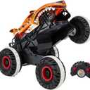 Hot Wheels RC Toy, Remote-Control Monster Trucks Unstoppable Tiger Shark in 1:15 Scale with Terrain Action Tires