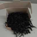 QGZ Black Drawstring Ponytail Extension for Black Women 10 Inch Short Curly Synthetic Hairpiece Fluffy Lightweight Heat Resistant Pony Tail for Daily Party