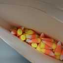 Thyle 100 Pieces Fake Candy Corn Fall Resin Candy Decorations Corn Candy Charms for Craft Making Artificial Halloween Candy DIY for Fall Halloween Thanksgiving Handmade Decor Gifts Trick or Treat