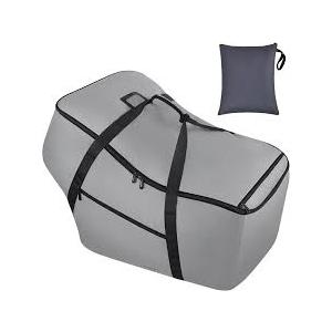 Infant Car Seat Travel Bag  Fits Infant Car Seats with AntiRebound Bar Base, Car Seat Airplane Bag for Chicco/Graco/Nuna/Cosco/Britax/Uppababy Baby Car Seat, Water Dirt Tear Resistant, Grey Upgrade