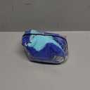 Smismivo Tummy Control Swimsuits for Women Slimming One Piece Bathing Suit Retro Ruched Push Up Vintage Padded Swimwear (X-Large, Blue Color Block)