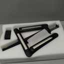 EPABINA LED Desk Lamp with Clamp, 41.5" Clamp on Architect Desk Lamp for Home Office, 24W Bright Tall Computer LED Table Light Adjustable Overhead Clip on Office Lighting for Work Craft (Black+9 rotatable parts)