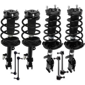SCITOO Suspension Strut Shock for 2008-2011 for Toyota Highlander Front and Rear Pair Complete Strut Assembly,Stabilizer Bar Link Kit -8pcs