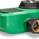 Rain Bird HET200 Electronic Digital Hose End Watering/Irrigation Timer, Battery Operated, 3/4" Garden Hose Thread, Heavy-Duty Brass Inlet, 2 Outlets/Ports