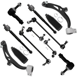 SCITOO 12pcs Suspension Kit Front Lower Control Arm And Ball Joint Outer Inner Tie Rod End w/Boot Sway Bar Link Replacement 2011-2019 for Ford Explorer 2013-2019 for Ford Police Interceptor Utility