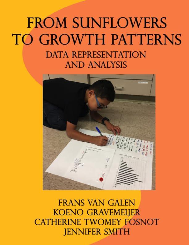 From Sunflowers to Growth Patterns: Data Representation and Analysis From Sunflowers to Growth Patterns: Data Representation and Analysis
