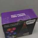 Smart Ring Christmas Tree Lights with Star Topper Indoor Outdoor - 7Ft x 20 Lines String 400 Optimum LED Easy App Control Images Color Changing Timer Remote Waterproof for 6 7 7.5 Ft Xmas Trees