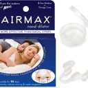 AIRMAX Nasal Dilator for Better Sleep - Natural, Comfortable, Anti Snoring Device, Snoring Solution for Maximum Airflow and Easier Breathing (Medium - Clear) (Medium (Pack of 1))