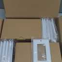 AIDA Single Pole Rocker Decorator Light Switch, 15 Amp Self-grounding Electrical Light Switches, Wall Plate Included, Residential Grade, UL Listed (20 Pack, Glossy White)