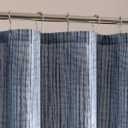 SLEEP ZONE Blue Shower Curtain Waterproof Curtains for Bathroom Decor Bathtub Geometric Shower Curtain 72" 72"