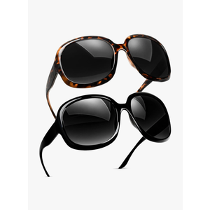 miyya Bug Eye Oversized Polarized Sunglasses Womens, Trendy Retro Sun Glasses for Women 2025, Oversized UV Protection Shades