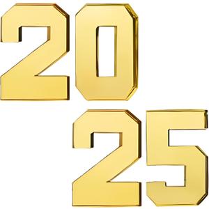 Cardboard Numbers for Charcuterie,Small Fillable Cardboard Letter Shaped Fillable Mache Chocolate Covered Strawberry Decorative Cutouts Candy Tray Food Container for Graduation Party Supplies (Gold)