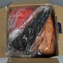 Joiedomi Christmas Inflatable Merry Christmas Sign with Santa, Reindeer & Gingerman, Christmas Inflatable Decoration with Build-in LEDs for Xmas Party Outdoor Yard Garden Lawn Winter Decor