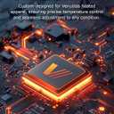 Venustas Women's Heated Vest with Battery, Up to 20HRS of Warmth, Winter Quilted Vest for Outdoor (Black)