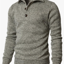 H2H Mens Casual Slim Fit Pullover Sweatshirts Knitted Shirts Napping Inside. Size L, XL