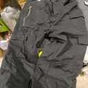 Alfiudad Women's High Waisted Cargo Pants Wide Leg Work Hiking Casual Travel Y2K Streetwear with Pockets Baggy Pants (Black) small