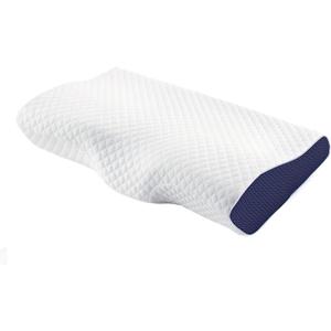 1pc Memory Foam Pillow Neck Pillows(Blue)