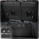 Cargo Lower Mat Backrest Mats for 2022-2025 2026 Kia Carnival, All Weather TPE Seat Back Liners Trunk Lower Well Mat Cargo Liner Accessories (Backrest Mats for 3rd-Row+ Cargo Lower Mat)