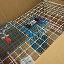 Florida Medium Blue Crab Trap – 24 x 14 x 11 Crab Pot for Recreational Crabbing – Two-Throat Entry Fishing Trap – PVC Coated Wire Saltwater Crab Trap