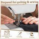Peryiter 90" x 108" Black Batting 80/20 Cotton Blend Natural Cotton Quilt Batting for Quilts Arts and Crafts