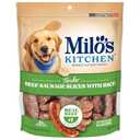 Milo's Kitchen Beef Sausage Slices With Rice Dog Treats, 18 Ounce (4pk) Best Before Date Aug 24, 2026