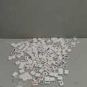 1.2 American Mahjong Tiles, 166 American Mahjong Tiles with White Color (Tiles Only, No Dice and Other Accessories)