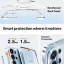 TORRAS Ultra Slim for Samsung Galaxy S26 Ultra Case Clear with Magnetic Stand, [Never Yellow] [Fit for MagSafe] [Open-edge]Frameless Thin Minimalist for S26 Ultra Case with Kickstand, Hard Protection