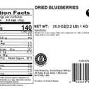 Yupik Dried Blueberries, 2.2 lb (35.2 oz), Gluten-Free, Kosher, Sweet Dried Fruits, Whole Berries, No Sulphites, Source of Fiber & Vitamins, Healthy Snacks, Ideal for Baking & Topping (EXP 03/02/28)