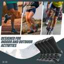 ANTSANG 5 Pairs Merino Wool Hiking Socks for Men & Women Thermal Winter Warm Moisture Wicking Cushion Boot Socks (Black, L)