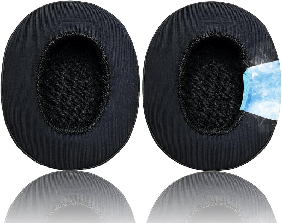 Replacement Ear Pads for Skullcandy Venue Wireless ANC, Headphones Ear Cushions Covers for Skullcandy Crusher Wireless/Evo/Hesh ANC/EVO/Crusher ANC Headset Accessories Ear Cups (Cooling Gel Black)