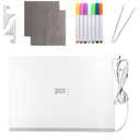 LED Drawing Board, Writeable Light | Painting Board with 7 Colours Pens for Office Teaching Family Children