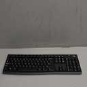 Logitech K270 Wireless Keyboard for Windows, 2.4 GHz Wireless, Full-Size, Number Pad, 8 Multimedia Keys, 2-Year Battery Life, Compatible with PC, Laptop, Black