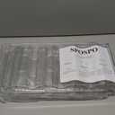 Stackable Water Bottle Organizer, Large Compartment Water Bottle Holder, 4 Tier Clear Water Bottle Organizer for Cabinet, Bottle Rack for Kitchen Organization and Storage - Hold 16 Bottles