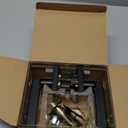 Kwikset Halifax Interior Privacy Door Handle with Lock, Door Lever For Bathroom and Bedroom, Matte Black Reversible Keyless Push Button Lock Door Lever, with Microban Protection, Square Rose (1 Pack)