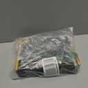 EZDIY-FAB Vertical GPU Mount with High-Speed PCIE 4.0 Riser Cable, ARGB Module, 115mm/4.52in Flexible Extension, 90 Degree Connector, Only Compatible to Full-Opened PCIe Slots-Black-YIHPI344-2