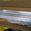 Led Shop Lights,Led Shop Lights 4FT 50W 6500K 7000LM Clear White,Shop Light 4FT 110V Linkable Integrated V-Shape for Shop Garage,Warehouse,Workbench and Workshop Commercial Bay Lighting(4-Pack)