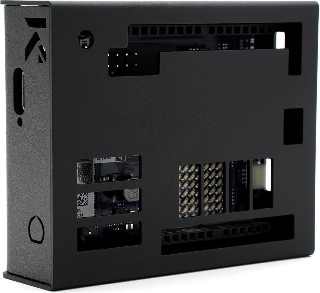 KKSB Case for Arduino Uno Q Black Anodized Aluminum Enclosure