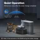 Petgravity Smart Cat Water Dispenser - Stainless Steel Water Bowl, Self-Refill Cat Water Fountain Automatic Water Dispenser for Cats & Small Dogs, 3.5L/118.4oz