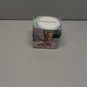 Sensory Activity Board Upgraded- 3D Sensory Activity Ball,Stress Relief Toy,Silicone Fidget Toy for Stress Relief,Anxiety,Autism,ADHD,Kids 3+ & Adults,with Travel Storage Bag & 16 Strings (White) (Sphere, Baise)