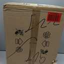 Ceiling Fans with Lights, 24 inch Remote Control Ceiling Fan, Flush Mount Low Profile Ceiling Fan Light, Large Airflow 5 Blades 6 Wind Speed Quiet Reversible 3 Color Temperatures Black