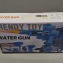 Automatic Electric Water Gun for Adults and Kids, Blue with LED Lights