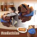 13.2" Kawaii Capibaras Peluches Ultra Soft Adorable Capybara Stuffed Animal Pillows, Huggable Capybara Plush Gift for Kids, Girls, Boys