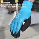 Electrician Gloves,400V Voltage Resistance Insulated Work Glove,360 Insulation and Waterproof Gloves,Flame Retardant Insulation Safety Glove,Insulating,Flexible and Anti Slip