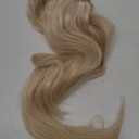 LADY MIRANDA 20 Inch 100g Blonde Hair Extensions Real Human Hair-Double Weft with Micro Beads OVO Weft Hair Extensions Handmade Twin Tabs Wefts for All-Day Comfort & Natural-Looking(Blonde, 20 Inch)